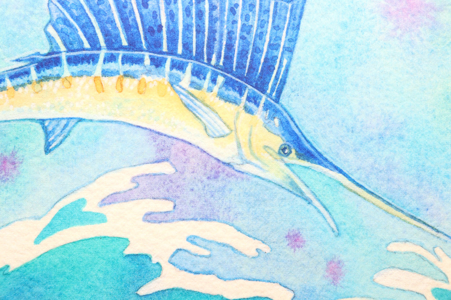 Splashing Sailfish Olivia's Home Accent Washable Rug 22" x 32"