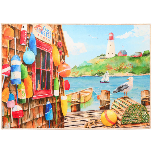 Dockside Olivia's Home Accent Washable Rug 22" x 32"