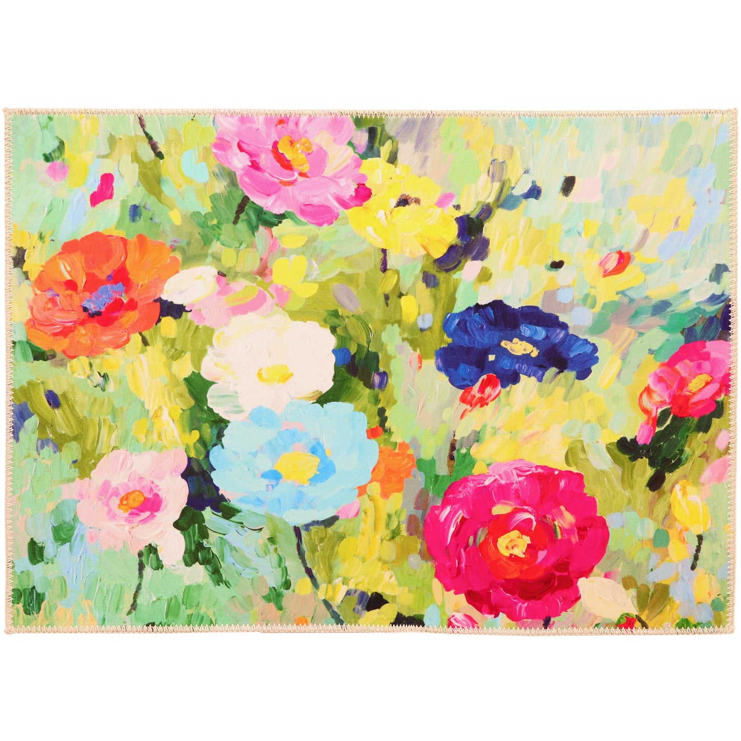 Summer Meadow Olivia's Home Accent Washable Rug 22" x 32"