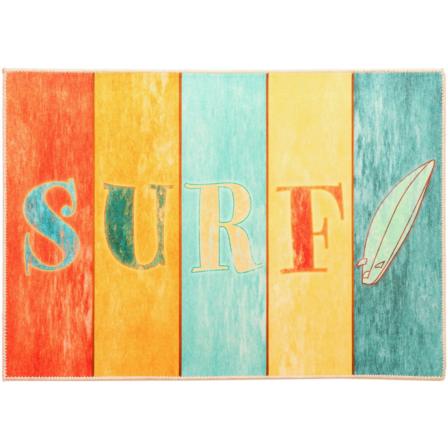 Surf Olivia's Home Accent Washable Rug 22" x 32"