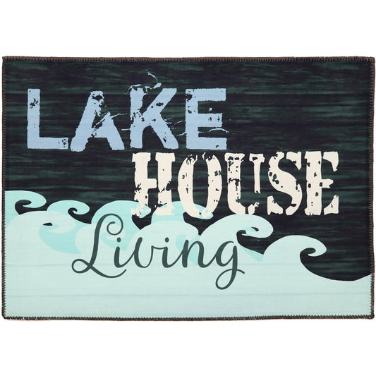Lake House Life Olivia's Home Accent Washable Rug 22" x 32"