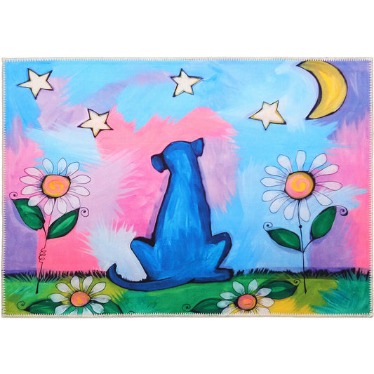 Jenny & The Night Stars Olivia's Home Accent Washable Rug 22" x 32"